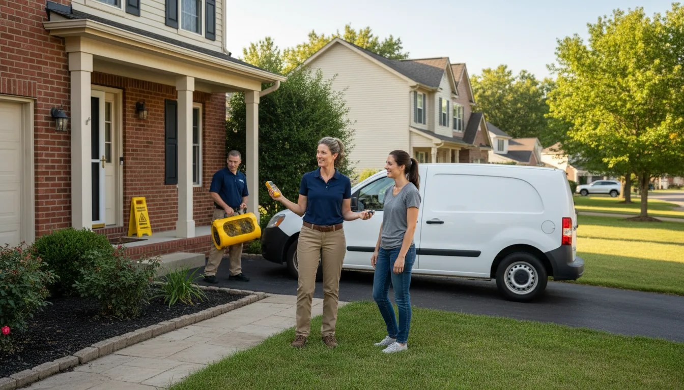Water restoration image for Dehumidification And Cleanup Services in West Branch, MI